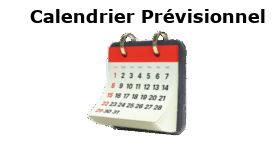 Calendrier de la saison